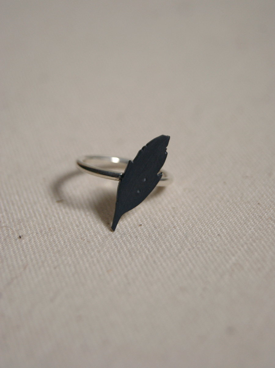 Woodland Feather Ring View 3